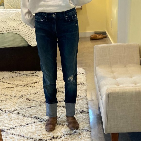 MOTHER The Ponyboy Cuffed Jeans - Picture 3 of 6